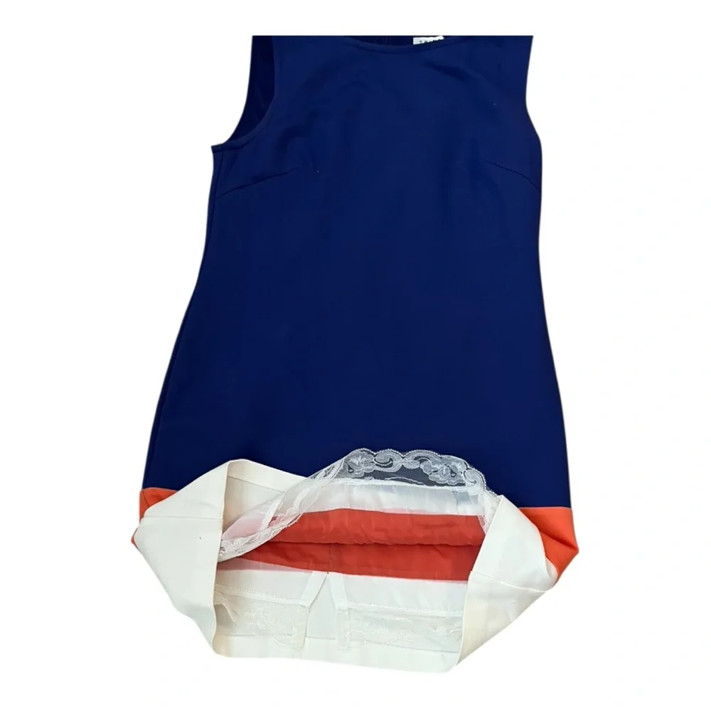 Trina Turk Royal Blue Colorblock‎ Sheath Dress | Size 6 - Picture 7 of 7